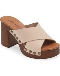 Chocolat Blu - Hedy Platform Slide Sandal - Lyst