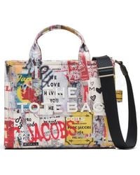 Marc Jacobs - The Stripe Canvas Medium Tote - Lyst