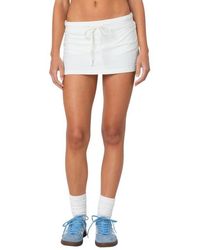 Edikted - Bayside Drawstring Microskort - Lyst