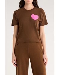 Aviator Nation - Heart Boyfriend T-Shirt - Lyst