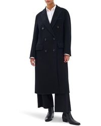 Rag & Bone - Vasso Double Breasted Wool Blend Coat - Lyst