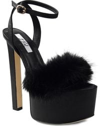 Zigi - Travvy Faux Fur Platform Sandal - Lyst