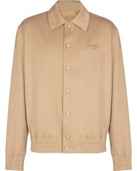 Balmain - Cotton Canvas Bomber Jacket - Lyst