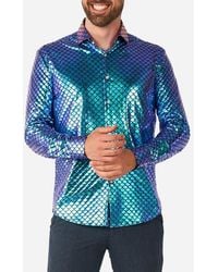Opposuits - Fancy Fish Modern Tailored Fit Button-Up Shirt - Lyst