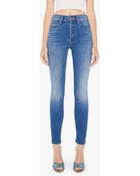 Mother - The Stunner Hover High Waist Ankle Skinny Jeans - Lyst