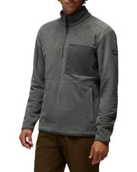 Prana - Stretch Zion Fleece Quarter Zip Pullover - Lyst