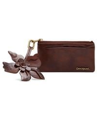 Desigual - Faux Leather Zip Wallet - Lyst