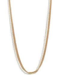 Nordstrom - Snake Chain Layered Necklace - Lyst