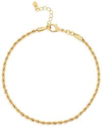 SHYMI - Thin Chain Anklet - Lyst