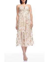 Dress the Population - Briella Sequin Butterfly Strapless Cocktail Dress - Lyst
