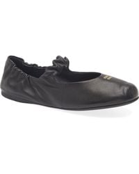 Miu Miu - Ruched Ballerina Flat - Lyst