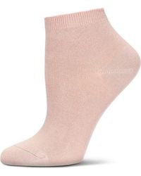 Memoi - Basic Silky-Soft Gauge Ankle Sock - Lyst