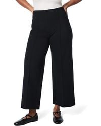 Spanx - The Perfect Pull-On Crop Wide Leg Ponte Pants - Lyst