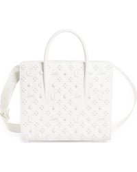 Christian Louboutin - Medium Paloma Studded Leather Satchel - Lyst