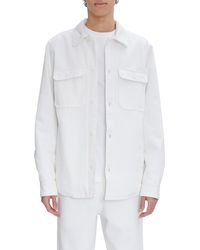 A.P.C. - A. P.c. Alessio Denim Button-up Shirt Jacket - Lyst