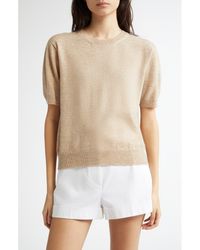 Johnstons of Elgin - Classic Cashmere & Silk Cardigan - Lyst