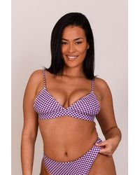 OOSC - Checkmate Boost 'Em Up Bikini Top - Lyst