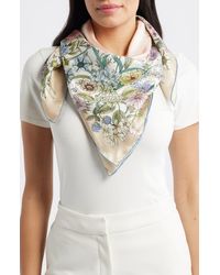 Echo - Summer Bounty Series Silk Square Scarf - Lyst