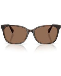 Ralph - 56Mm Gradient Square Sunglasses - Lyst