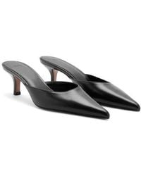 Mango - Pointed Toe Kitten Heel Mule - Lyst