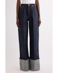 Givenchy - Raw Turn-Up Jeans - Lyst