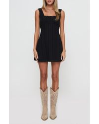 Princess Polly - Dasha Cotton Fit & Flare Minidress - Lyst