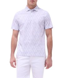 Bugatchi - Victor Ooohcotton Pineapple Print Polo - Lyst