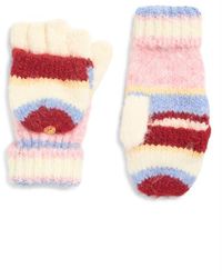 Free People - Super Stripe Pop Top Mittens - Lyst
