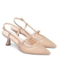 Nero Giardini - Mesh Pointed Toe Slingback Pump - Lyst