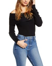 off the shoulder sweater
