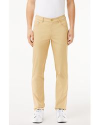 Lacoste - Slim Fit Performance Golf Pants - Lyst