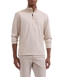 Bugatchi - Soft Touch Quarter Zip Pullover - Lyst