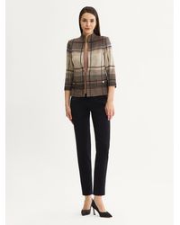 Misook - Ombre Grid Flat Knit Jacket - Lyst