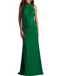 Tadashi Shoji - Bow Detail Sleeveless Gown - Lyst