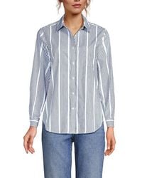 Lands' End - Cooling Button Front Shirt - Lyst