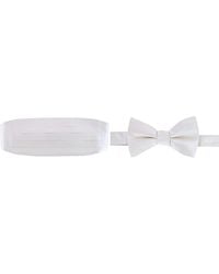 Trafalgar - Sutton Solid Color Silk Cummerbund & Bow Tie Bundle - Lyst