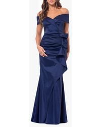 Xscape Evenings - Off The Shoulder Taffeta Gown - Lyst
