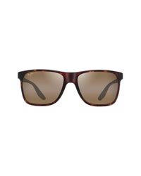 Maui Jim - Pailolo 58.5mm Polarized Rectangle Sunglasses - Lyst