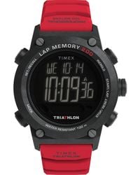 Timex - Ironman Triathlon Digital 200-Lap Silicone Strap Watch, 44Mm - Lyst