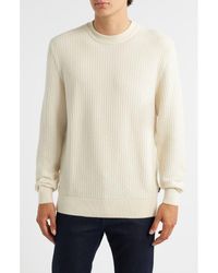 BOSS - Imberto Textured Sweater - Lyst