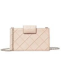 Tory Burch - Mini Fleming Soft Quilted Leather Wallet On A Chain - Lyst