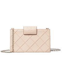Tory Burch - Mini Fleming Soft Quilted Leather Wallet On A Chain - Lyst