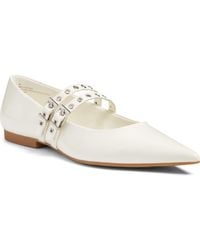 Open Edit - Oriana Pointed Toe Mary Jane Flat - Lyst