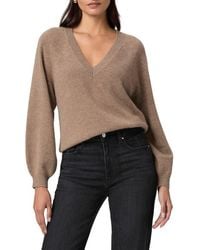 PAIGE - Thea V-Neck Cashmere Sweater - Lyst
