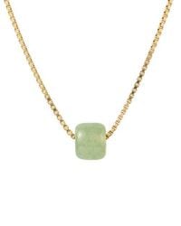seree - Beetle Nephrite Pendant Necklace - Lyst