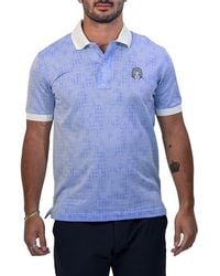 Maceoo - Mozartspecktip Stretch Nylon Polo - Lyst