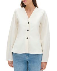ALIGNE - Azalea Ponte Peplum Top - Lyst