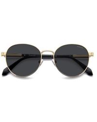 Polaroid - 53Mm Polarized Round Sunglasses - Lyst