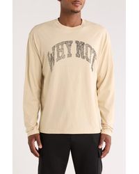 Honor The Gift - Why Not Long Sleeve Graphic T-Shirt - Lyst