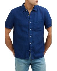Madewell - Easy Linen Short-sleeve Button-up Shirt - Lyst